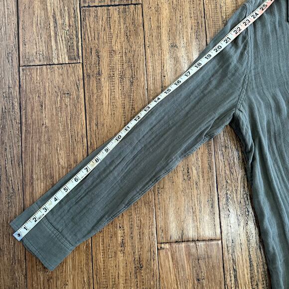 RAILS Ellis Green Canteen Womens Button Down Long Sleeve Cotton Shirt NWT - Picture 5 of 10